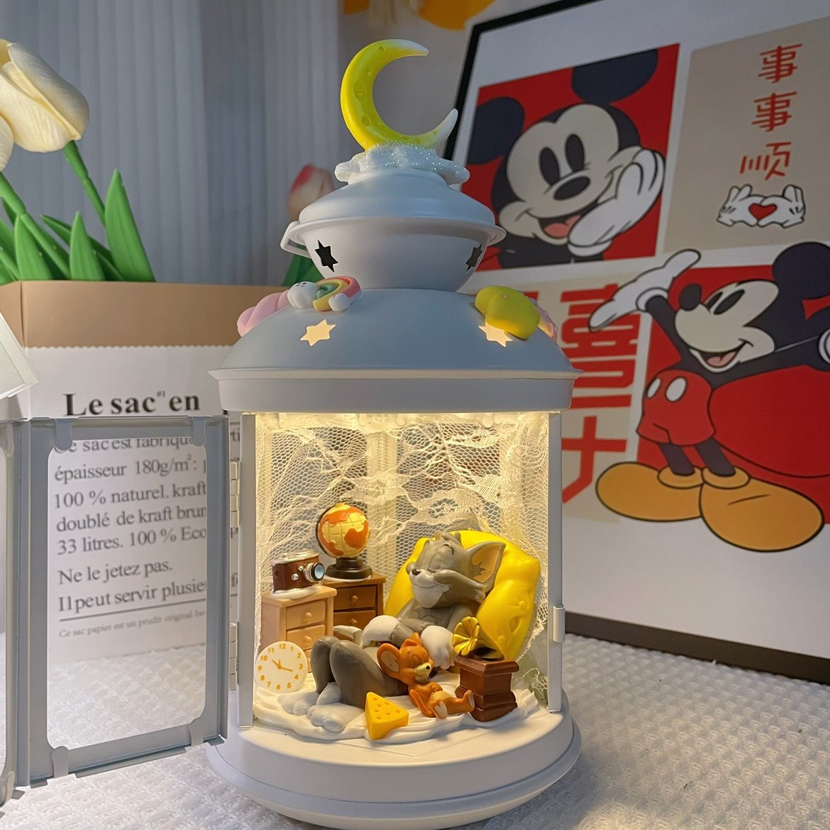 猫和老鼠小夜灯diy手办女生生日礼物纪念礼品女朋友老婆闺蜜七夕,淘宝优惠券,粉丝福利购,淘宝优惠卷