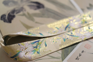 Picking clothes like brocade, original imitation flower eyebrows, clothing edge, sleeve edge, collar edge, hanfu accessories made in ming dynasty and song dynasty, iris flower