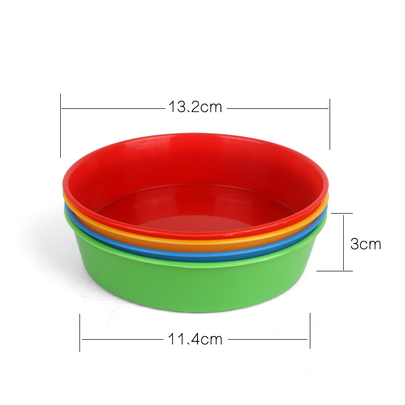 幼儿园儿童绘画颜料杯小学生美术用品塑料盘水彩水粉调色碗分装碟-图2