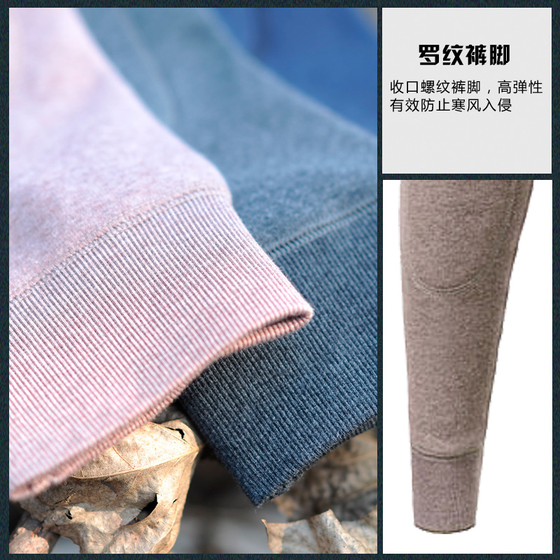 芬腾男士保暖裤加厚加绒裤修身棉裤冬季内穿打底线裤内裤毛裤秋裤