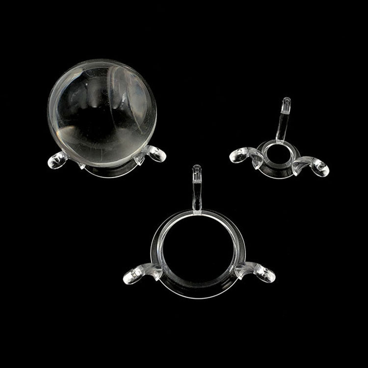 新款透明三角球座水晶玻璃球座架子底座展示架圆置放架,淘宝优惠券,粉丝福利购,淘宝优惠卷