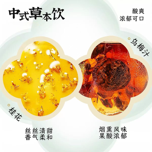 中华老字号信远斋桂花酸梅汤酸梅汁乌梅汁饮料300ml*12瓶整箱正宗 - 图1