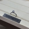 Miss Hai Pearl, natural sea water hemp ring, fine sterling silver, simple and versatile ring with temperament
