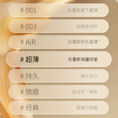 Durex, ультратонкий мужской безопасный комплект, полный комплект