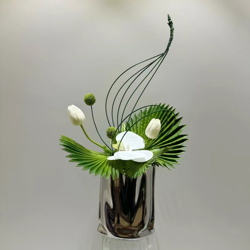 家居卖场售楼部饭店大圆桌样板间新中式装饰花艺客厅电视柜手工,淘宝优惠券,粉丝福利购,淘宝优惠卷