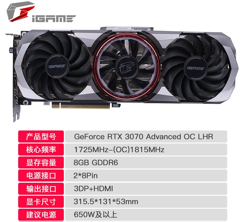 七彩虹RTX4070TI/4060TI/3070/3070TI/2080T渲染电脑游戏拆机显卡 - 图1