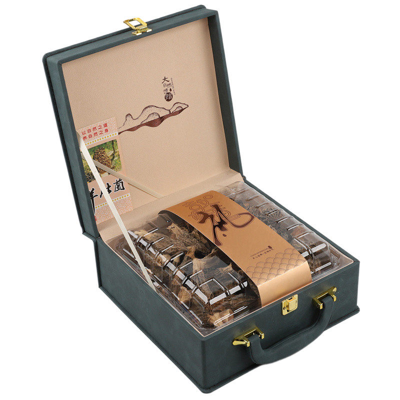 新款3D手提包羊肚菌包装盒200克250克羊肚菌干货礼盒礼品盒空盒子,淘宝优惠券,粉丝福利购,淘宝优惠卷