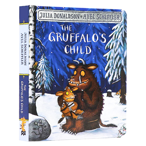 咕噜牛小妞妞 英文原版 The Gruffalo's Child 朱莉娅唐纳森 桂冠作家 幼儿英语启蒙绘本 纸板书0-6岁 搭咕噜牛 女巫扫帚排排坐 - 图0