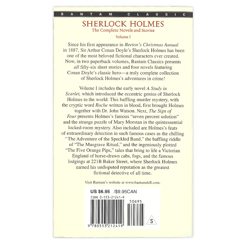 福尔摩斯探案集全集2册 英文原版 Sherlock Holmes 柯南道尔经典侦探悬疑推理小说 神探夏洛克 搭歌剧魅影泄密的心东方快车谋杀案 - 图1