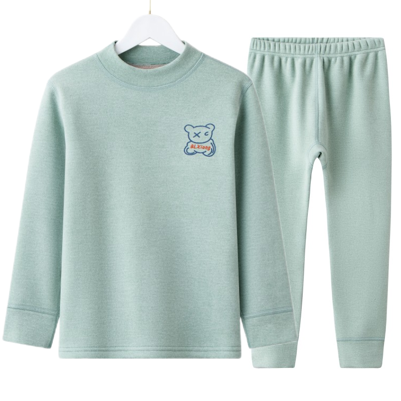 青少年保暖内衣套装儿童奥利绒加厚秋衣裤男女童学生中领打底睡衣,淘宝优惠券,粉丝福利购,淘宝优惠卷