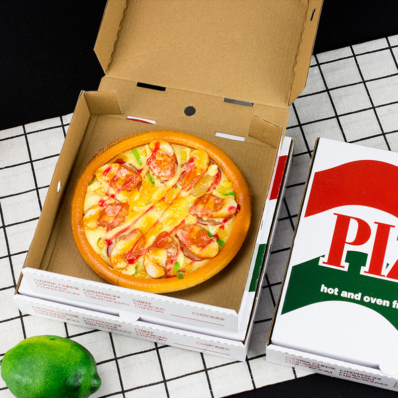 加厚披萨盒子定制6/7/8/9/10/12寸pizza饼外卖包装打包比萨盒定做_虎窝淘