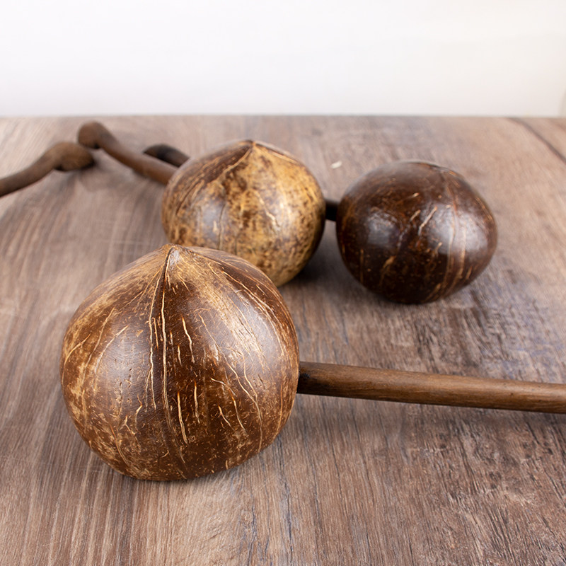 泰国椰壳瓢实木勺家用木瓢舀水舀米浇花spa茶道木质创意装饰古勺,淘宝优惠券,粉丝福利购,淘宝优惠卷