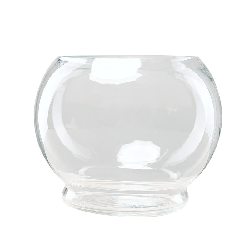 简约大号玻璃花瓶透明创意圆球绿萝室内鱼缸圆形水培水养植物器皿,淘宝优惠券,粉丝福利购,淘宝优惠卷