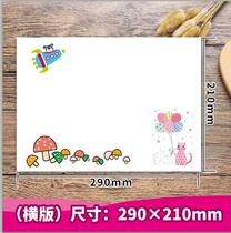 Cross Edition Growth Manual Template Kindergarten Baby Record Books A4 Loose Leaf Diy Handmade Box Diary Book