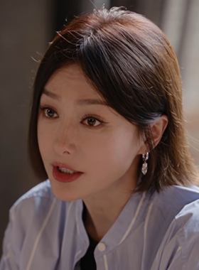成家秦岚秦天越同款耳环耳饰女
