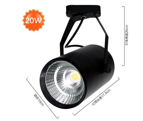 led轨道灯cob导轨射灯3w5w7w9w12w18w20w服装店明装吸顶式天花灯 - 图3