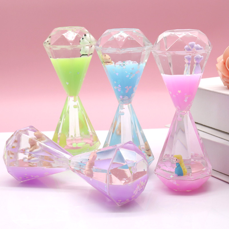 创意新款钻石油漏沙漏儿童房桌面摆件送学生毕业开学礼物可爱礼品,淘宝优惠券,粉丝福利购,淘宝优惠卷