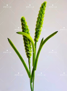 扭扭棒成品麦穗花束花材新年元旦节日礼物插花活动幼儿园手工DIY
