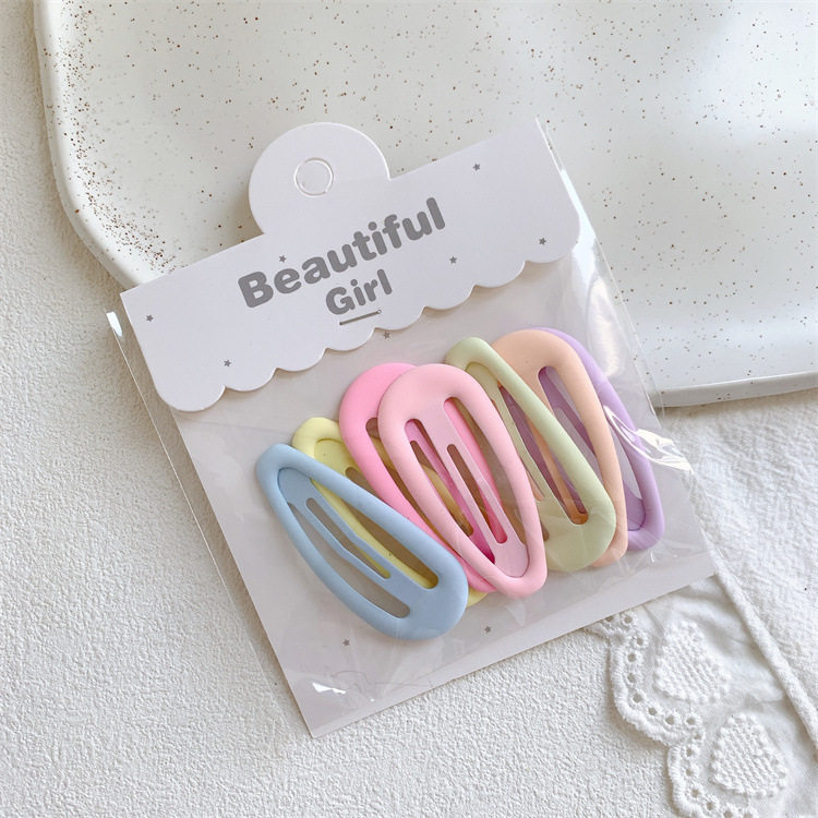 可爱甜美少女心小清新马卡龙彩色发夹女童侧边刘海夹碎发BB夹发卡 - 图2