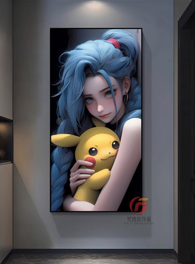 暴走萝莉金克丝挂画LOL电竞房英雄联盟网吧宿舍卧室游戏装饰画