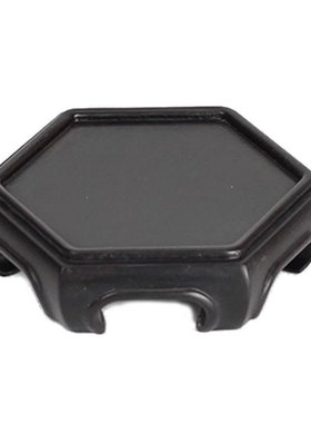 金匠大作红木雕刻底座黑檀木长方形底座摆件工艺品花瓶茶具奇石头