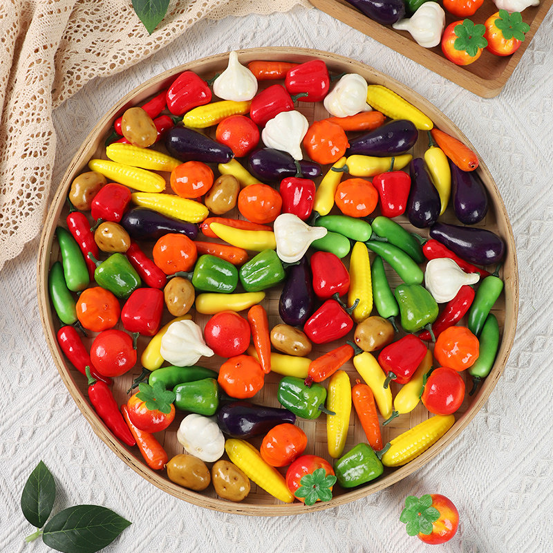 仿真小水果模型假苹果桔子香蕉迷你蔬菜摄影道具装饰食物塑料摆件,淘宝优惠券,粉丝福利购,淘宝优惠卷