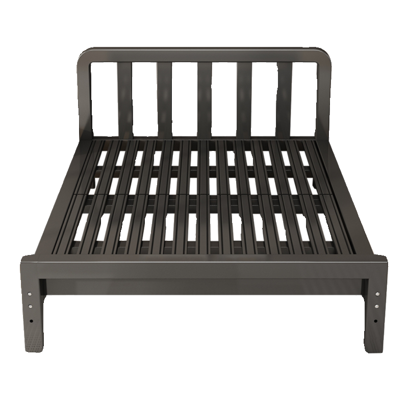 铁艺床双人床家用现代简约1.2米加固加粗防锈1.5单人铁架出租房用 - 图3