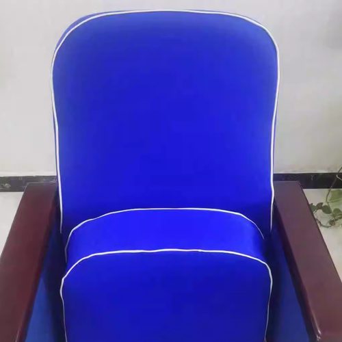 定制礼堂座椅套报告厅演播厅会议室全包套电影院座套靠背套椅背套 - 图3