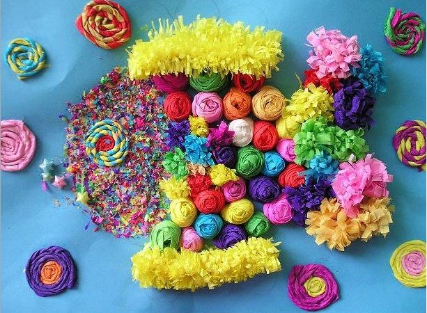 彩色皱纹纸儿童DIY手工材料玫瑰花手揉纸褶皱纸花艺材料卷边纸,淘宝优惠券,粉丝福利购,淘宝优惠卷