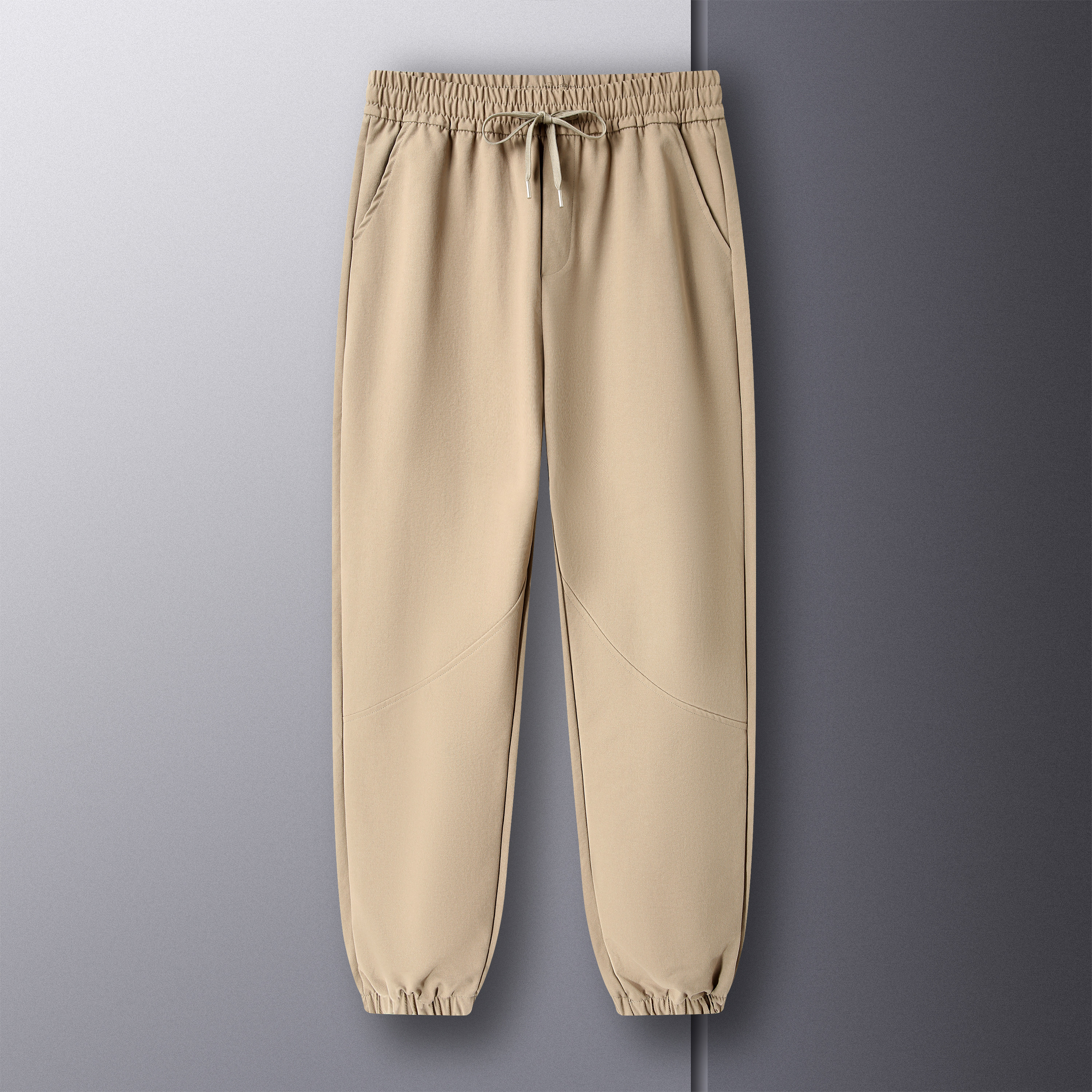 撤标撤柜(C)秋冬男士简约休闲舒适百搭抽绳松紧腰束脚休闲裤,淘宝优惠券,粉丝福利购,淘宝优惠卷