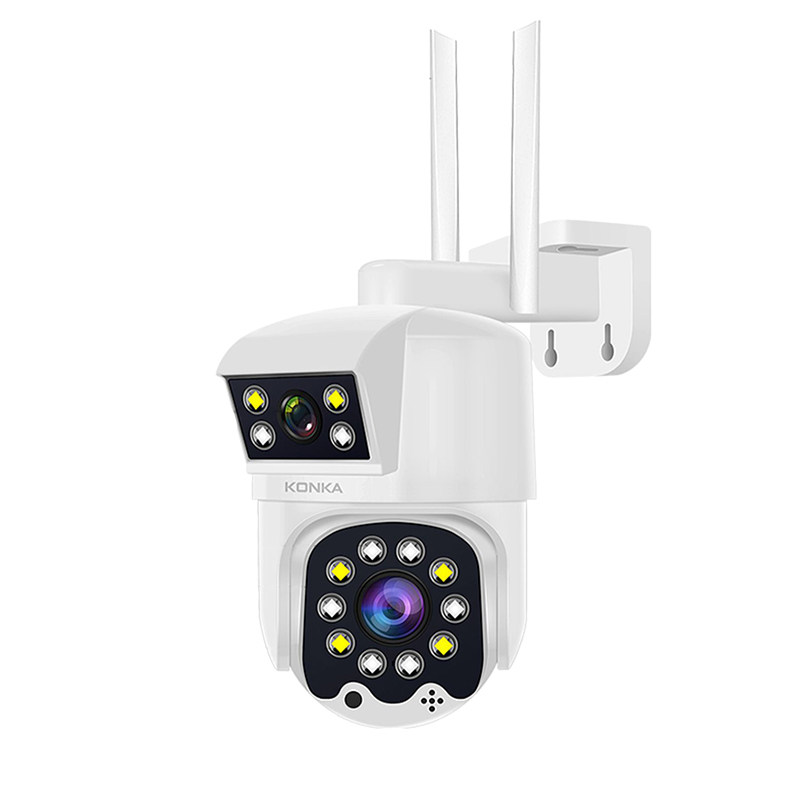 Konka outdoor 360-degree panoramic wireless camera home connected to mobile phone remote monitor 4G photography with voice