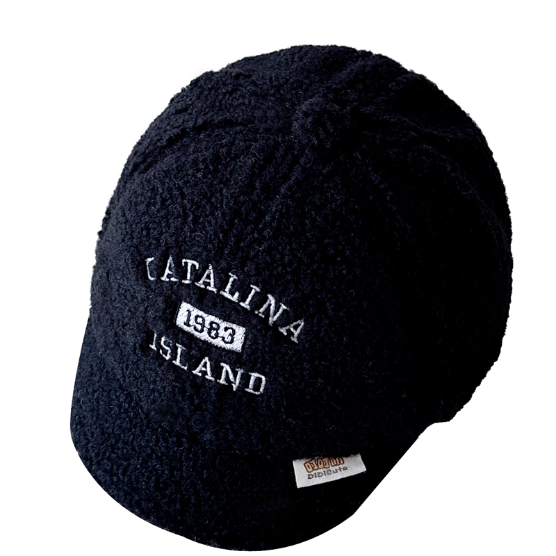 宝宝帽子秋冬款鸭舌帽羊羔绒男女宝婴儿儿童棒球帽潮加厚保暖冬季 - 图3