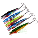 Железная пластина Luya vend Fish Night Light ваучер с двойным крючком железной пластина металлическая баббон бионическая поддельная приманка тонущая рыбалка для рыбалки с водой рыбалка