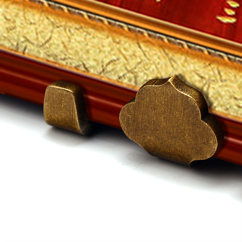 中式仿古纯铜挂钉画框挂画钩复古7字钉匾托钉字画牌匾铜钩挂钉子,淘宝优惠券,粉丝福利购,淘宝优惠卷