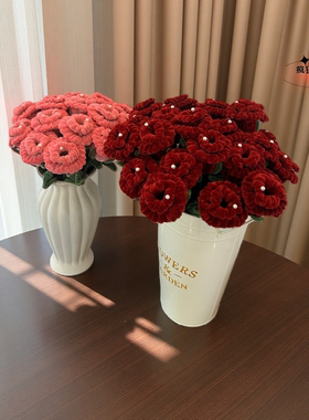 一路生花接亲结婚仿真花束成品扭扭棒假花手工礼品送妈妈女友礼物