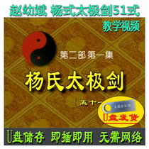 Zhao Youbin Yang-style Sword 51 Style U Pan Video Yangs 50-style sword decomposition to explain teaching
