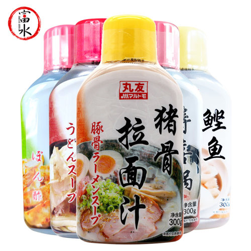 丸友猪骨拉面汁日式寿喜烧荞麦乌冬面汤料柠檬醋蘸汁鲣鱼白酱汁 - 图0