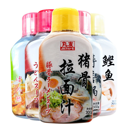 丸友猪骨拉面汁日式寿喜烧荞麦乌冬面汤料柠檬醋蘸汁鲣鱼白酱汁 - 图3