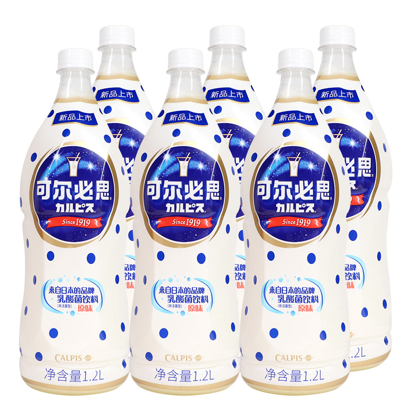 CALPIS可尔必思乳酸菌饮料原味饮品浓缩汁1.2L*6瓶奶茶店商用 - 图3