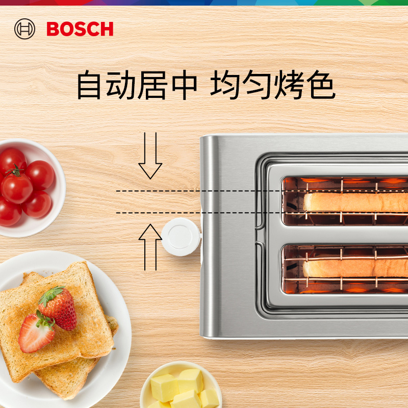 Bosch/博世多士炉白色吐司机多功能轻食机TAT7201CN-图1