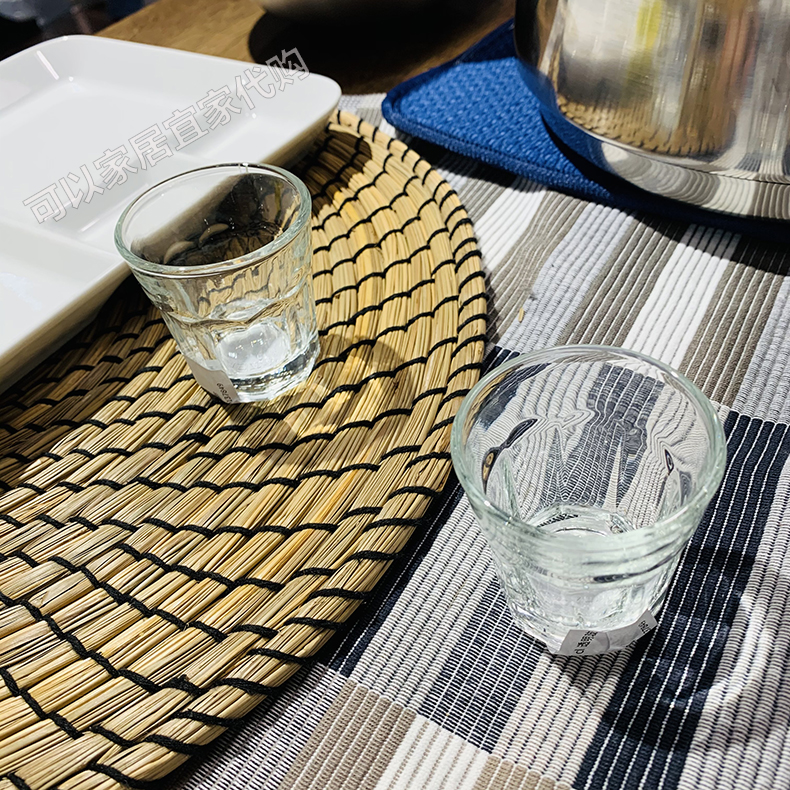 宜家博克尔玻璃杯50ml透明白酒杯烈酒杯清酒杯套装一两酒 6个装