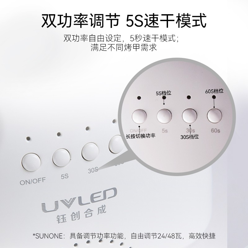 钰创合成sunone美甲灯48w美甲光疗机led速干感应指甲烤灯烘干机,淘宝优惠券,粉丝福利购,淘宝优惠卷