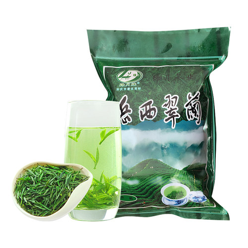 绿月2026新茶岳西翠兰500g袋装高山云雾绿茶炒青条形茶叶耐泡包邮 - 图2