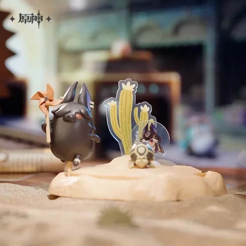 正版现货玩具原神提瓦特乐园发声摆件魈神子可莉特尔克西八音盒 - 图2