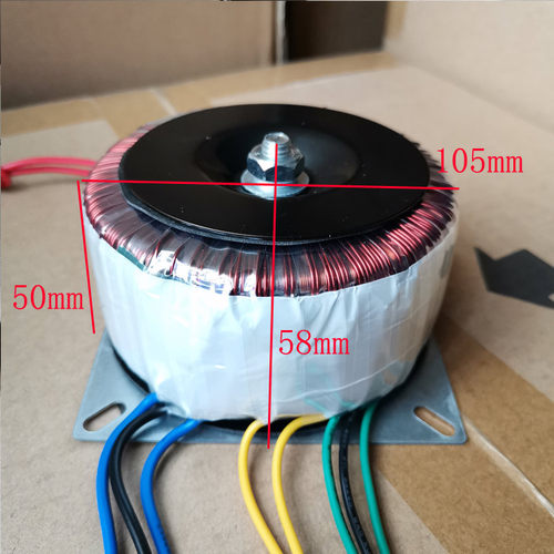 200W纯铜变压器环牛双18V20V22V24V26V28V30V32V12V6伏交流AC电源 - 图0
