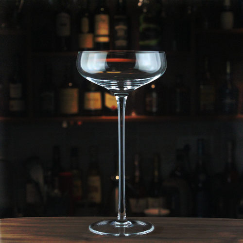 无铅水晶木村硝子宽口鸡尾酒杯 阔口香槟杯细杆高脚日式马天尼杯 - 图2