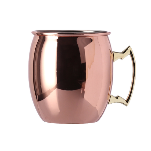 酒点半铜杯莫斯科骡子杯 Moscow Mule 鸡尾酒杯 光面铜杯 啤酒杯 - 图3