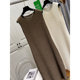 Summer ຂະ​ຫນາດ​ໃຫຍ່​ພິ​ເສດ 300 pounds loose bubble round neck skirt ຍາວ​