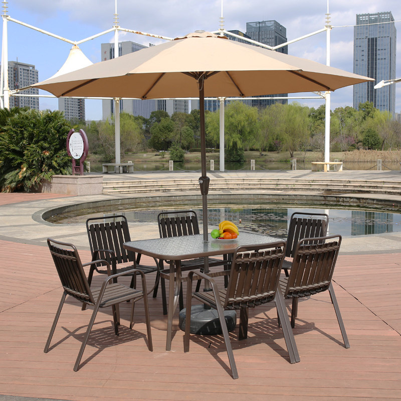 户外茶几椅子三件套室外阳台庭院露天休闲桌椅塑料麻将专用靠背椅,淘宝优惠券,粉丝福利购,淘宝优惠卷