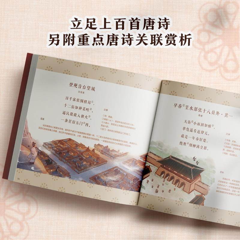 唐诗里的中国全3册狐狸家出品5岁开始的唐诗拓展阅读由盛转衰的唐朝历史王朝气象丝绸之路珍奇异宝唐诗史料童书给孩子的古诗词小学